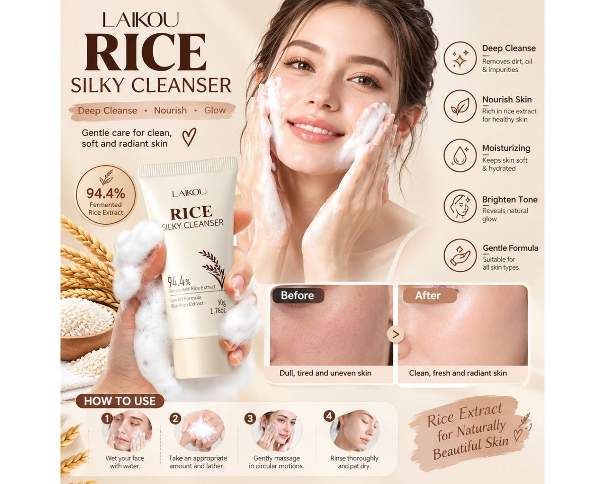LAIKOU Rice Facial Cleanser