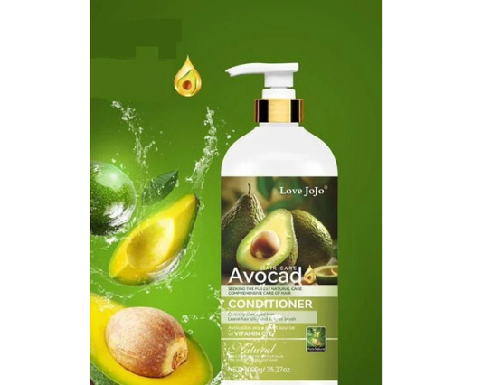 Love Jojo Avocado Hair Conditioner with a moisturizing formula.