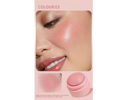 Matte cheek blush makeup