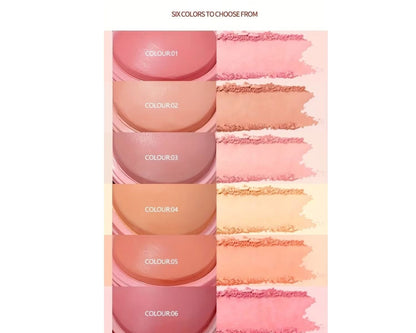 Matte face blush for everyday makeup