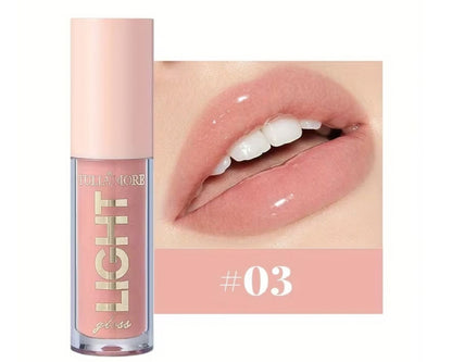Mirror-finish lip gloss oil