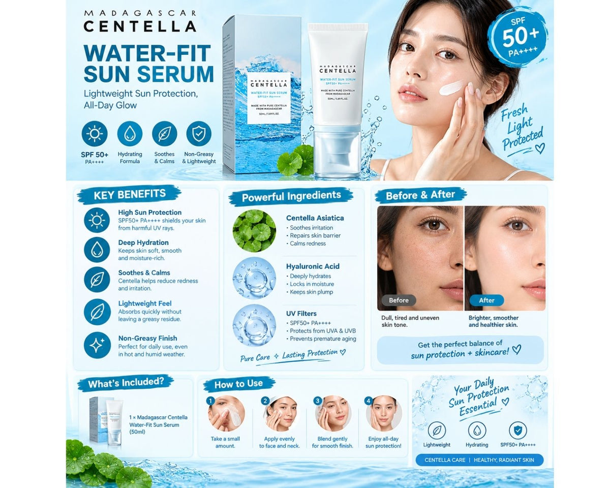 Moisturizing SPF50+ sunscreen