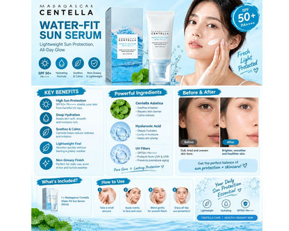 Moisturizing SPF50+ sunscreen