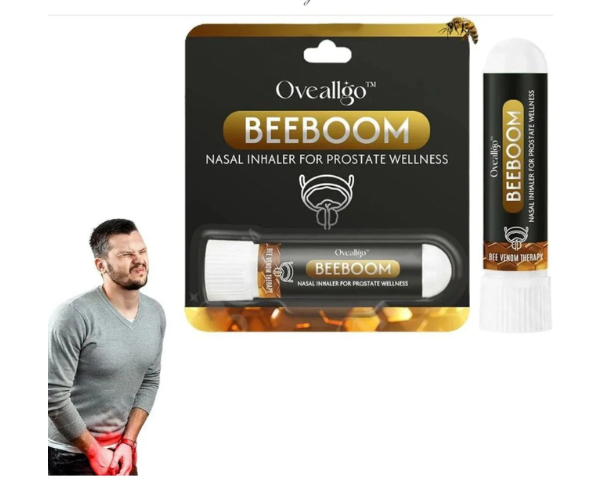 Oveallgo BEEBOOM bee venom nasal inhaler with an easy-to-carry design.