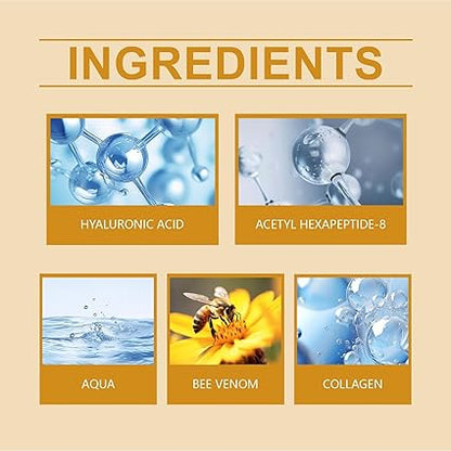 OUHOE Bee Venom Wrinkle Cream 20g – Hydrating Anti-Aging Face Moisturizer for Fine Lines & Firmer-Looking Skin