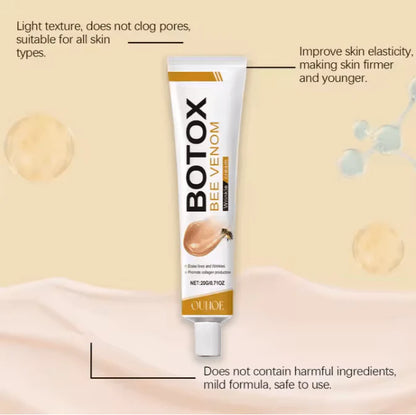 OUHOE Bee Venom Wrinkle Cream 20g – Hydrating Anti-Aging Face Moisturizer for Fine Lines & Firmer-Looking Skin