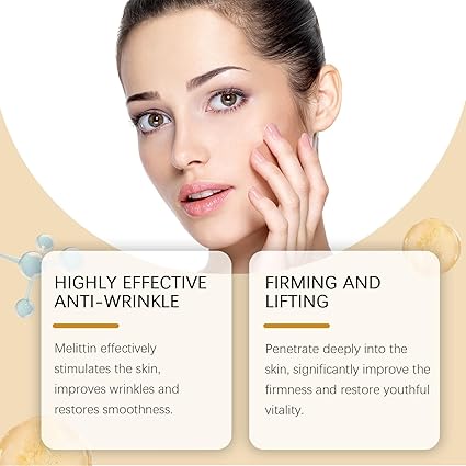 OUHOE Bee Venom Wrinkle Cream 20g – Hydrating Anti-Aging Face Moisturizer for Fine Lines & Firmer-Looking Skin