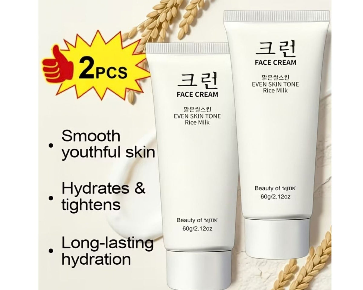 Face cream with peptides and collagen