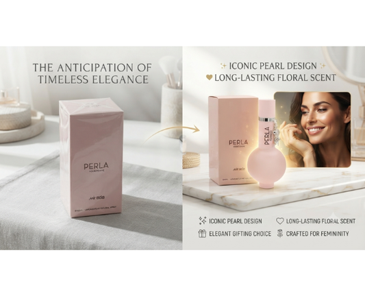 Perla Perfume Spray with a long-lasting fragrance in a regular size bottle.