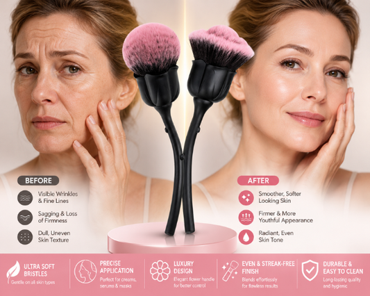 Professional makeup brush set with a PU case for organized storage and everyday makeup application.