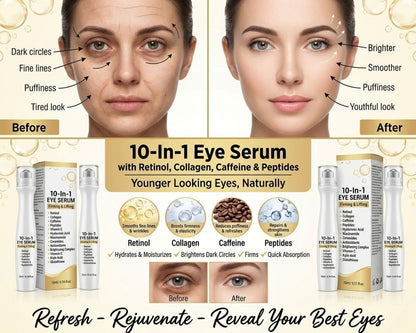Retinol eye cream for fine-line care