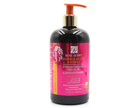Roseberry Pomegranate & Honey Conditioner 500ml for soft and hydrated hair.