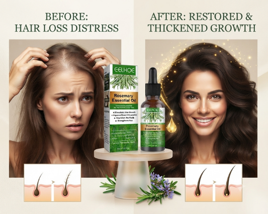 Rosemary Hair Care Essential Oil for nourishing the scalp and supporting healthy-looking hair.