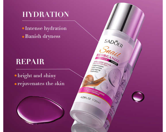Sadoer Snail Mucin Skin Care Cream for deep facial hydration and moisture support.
