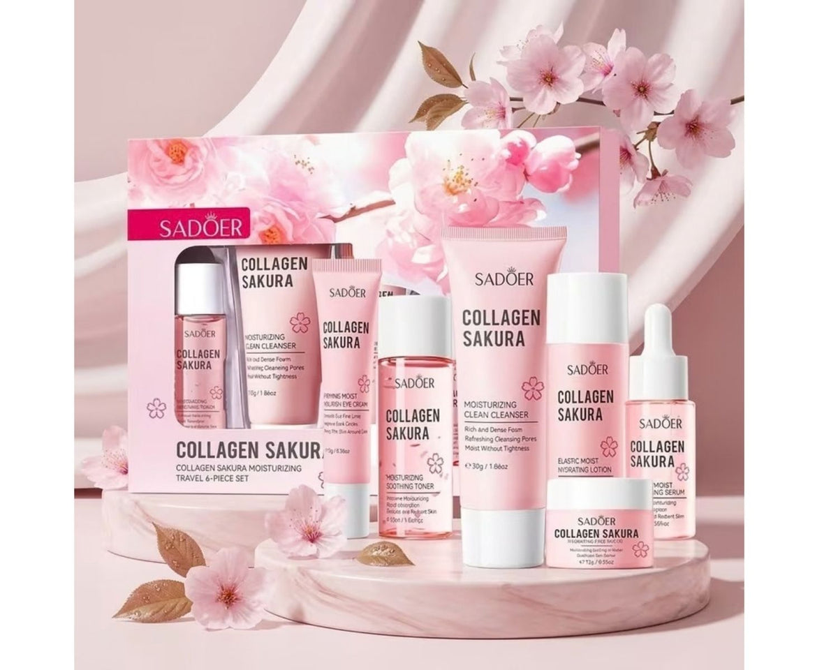 Sakura 6pcs facial skincare set