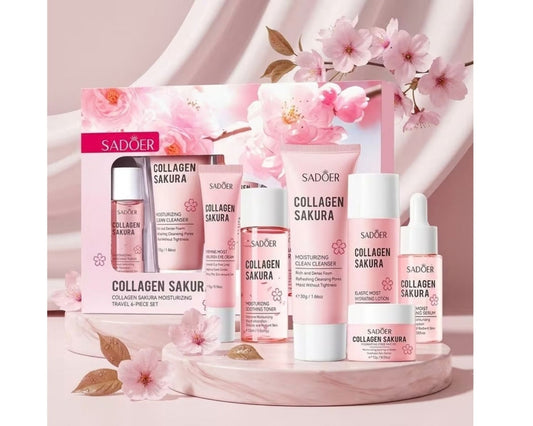 Sakura 6pcs facial skincare set