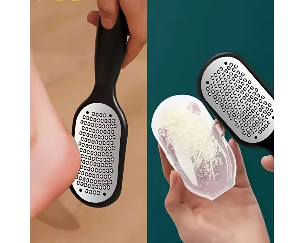 Stainless steel foot scraper