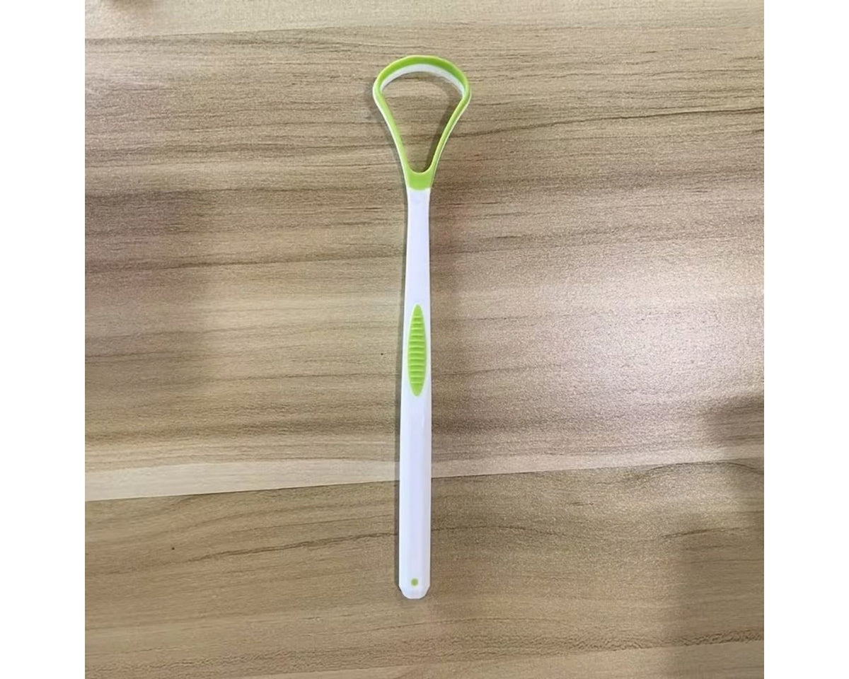 Tongue scraper oral hygiene tool for adults