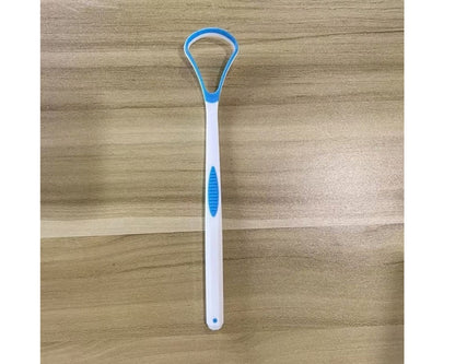 Tongue scraper with handy travel case