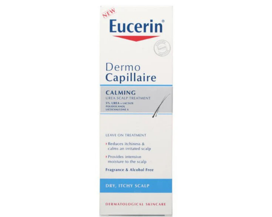 Soothing scalp care formula with urea for daily use.
