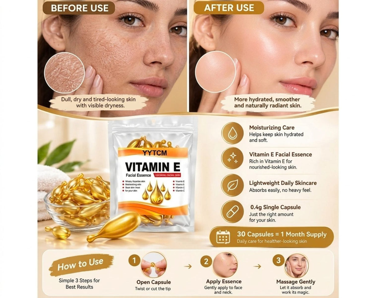 Vitamin C and plant squalane facial essence