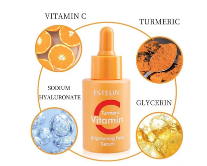 Vitamin C and turmeric face serum